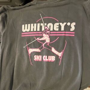 Barstool Sports Pink Whitney Ski Club Sweatshirt